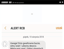 Tablet Screenshot of nekrologi.zambrow.org